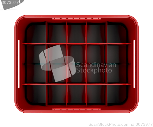 Image of Red beer crate
