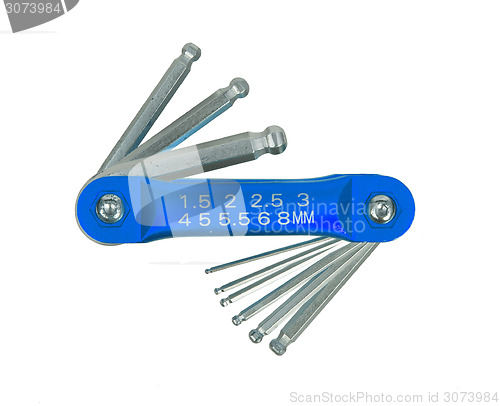 Image of Hex key wrench set 
