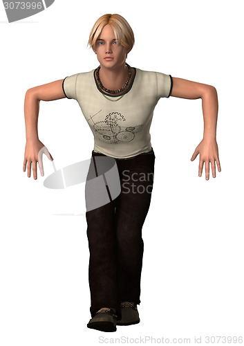 Image of Dancing Teenager Boy