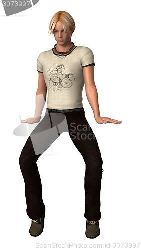 Image of Dancing Teenager Boy