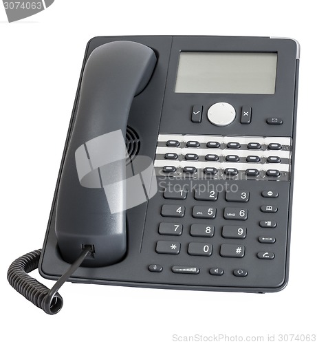 Image of voip phone isolated on white background