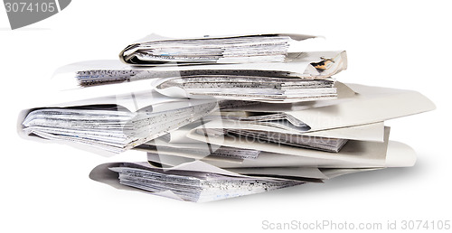 Image of Pile of files in chaotic order