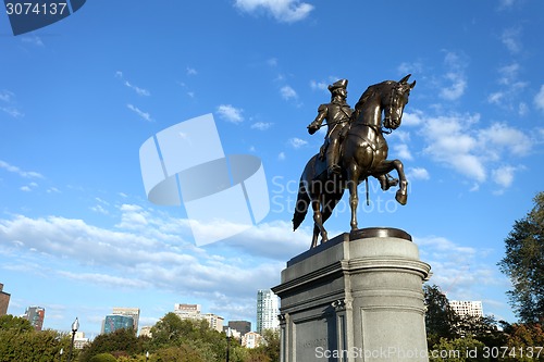 Image of Boston George Washington Statue