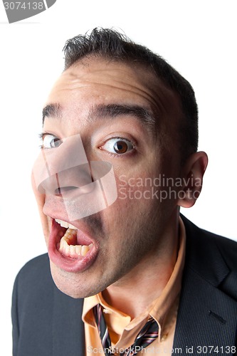 Image of Shocked Business Man