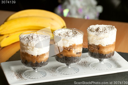 Image of Banana Caramel Parfait Desserts