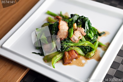 Image of Thai style pork dish 