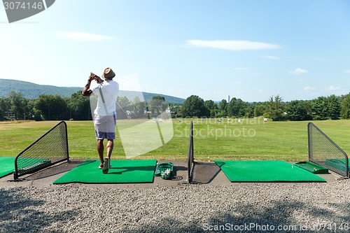 Image of Driving Range Golf Swing