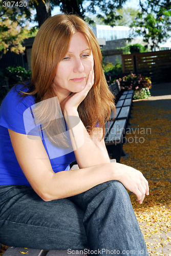 Image of Sad woman