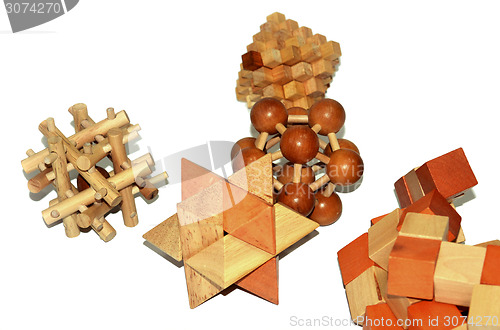 Image of Wooden logic toys