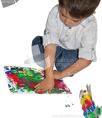 Image of Finger painting