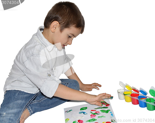 Image of Finger painting