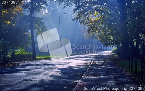 Image of Street at night