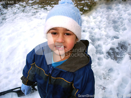 Image of Enjoying snow