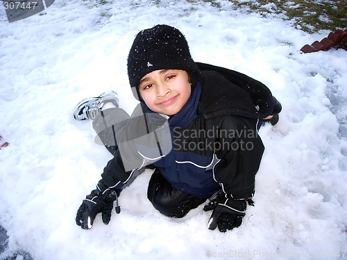 Image of Enjoying snow