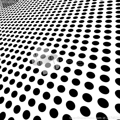Image of Halftone dots abstract background. Vector illustration