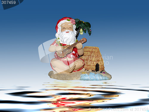 Image of Hawaiian Santa