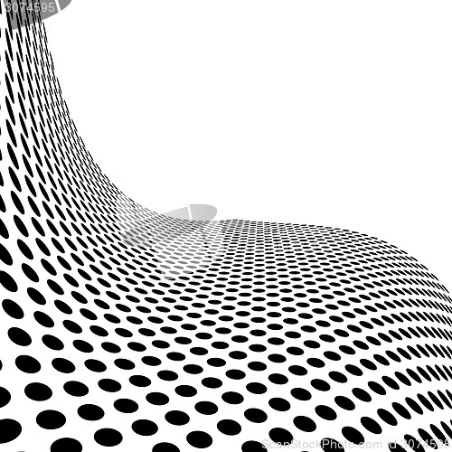 Image of Halftone dots abstract background. Vector illustration