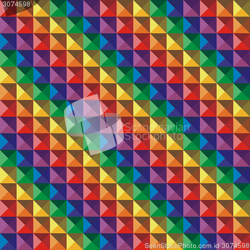 Image of Abstract color  geometric mosaic background. Vector illustration