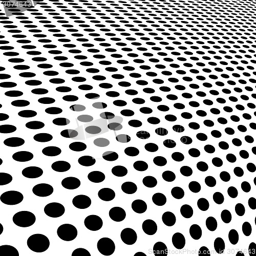 Image of Halftone dots abstract background. Vector illustration
