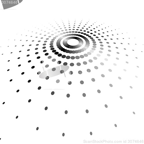 Image of Halftone dots abstract background. Vector illustration