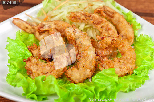 Image of Fried shrimps