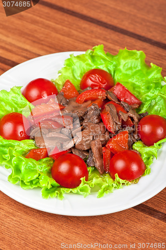 Image of Roasted beef and mushrooms