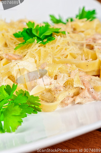 Image of Pasta with shrimps