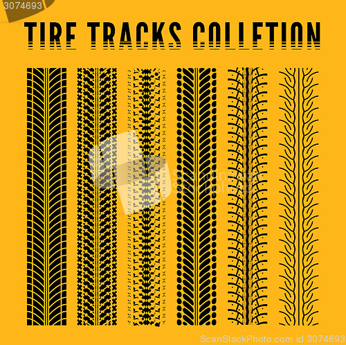 Image of Tire track collection
