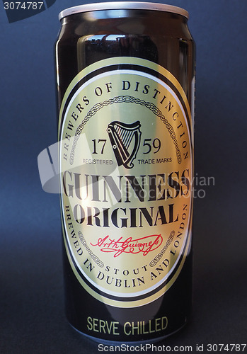 Image of Guinness beer can