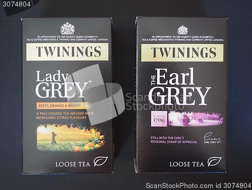 Image of Lady Grey and Earl Grey Twinings Tea