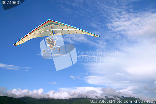 Image of Flight Motorized hang glider