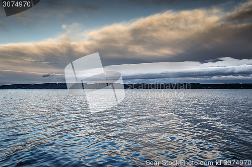 Image of Lake at sunset