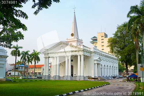 Image of St. George's Church in Georgetown, Penang, Malaysia