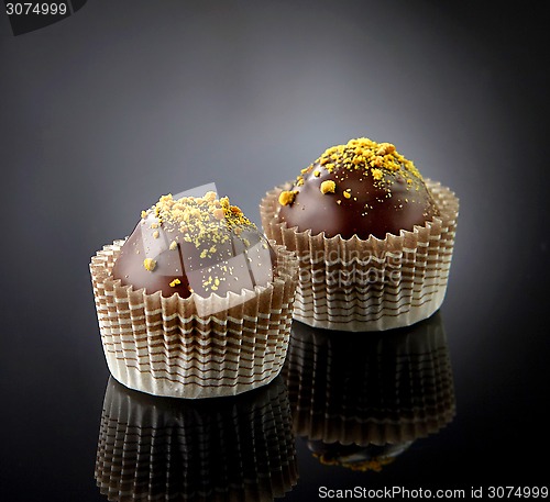 Image of two chocolate candies