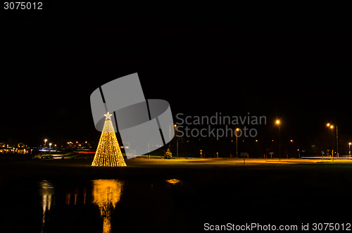 Image of Christmas illumination view