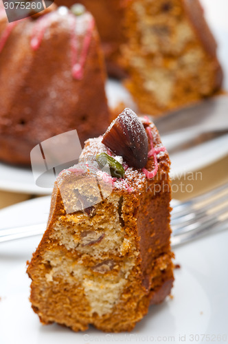 Image of chestnut cake bread dessert