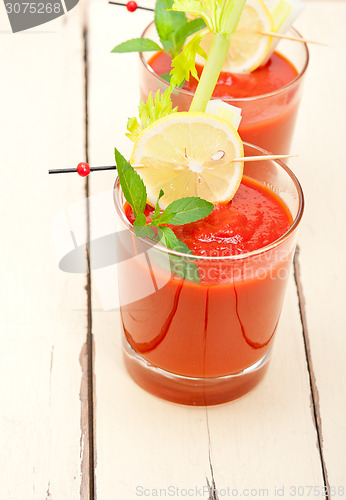Image of fresh tomato juice