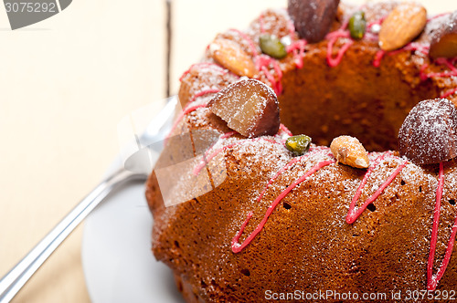 Image of chestnut cake bread dessert