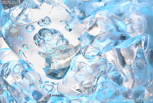 Image of ice and water