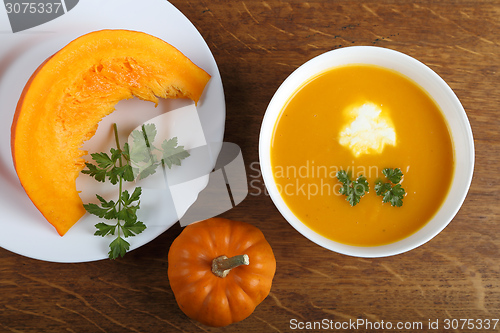 Image of Pumpkin soup.