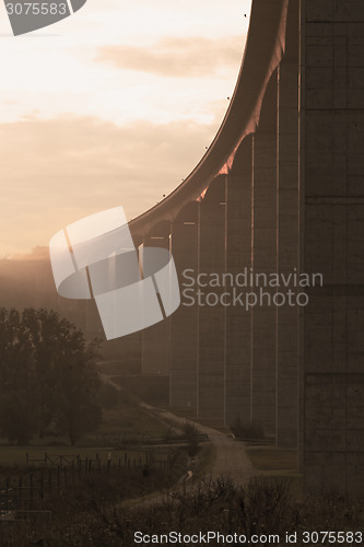 Image of Large highway viaduct ( Hungary)