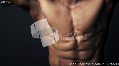 Image of Body of muscular man