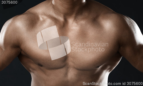 Image of Body of muscular man