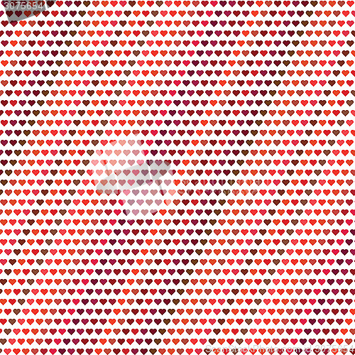 Image of red hearts background