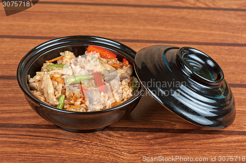 Image of Rice chicken vegetable