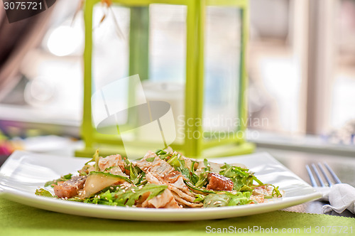 Image of Salad with smoked eel