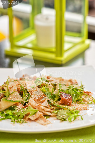 Image of Salad with smoked eel