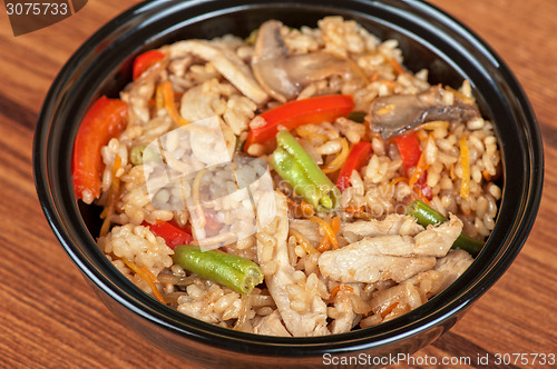 Image of Rice chicken vegetable