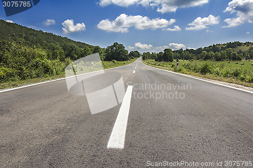 Image of Empty country road