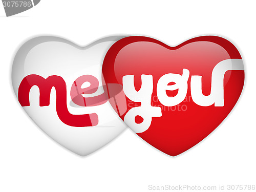 Image of Valentine Day Me and you Heart